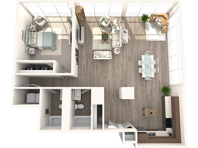 Floorplan - The Cabochon at River Oaks