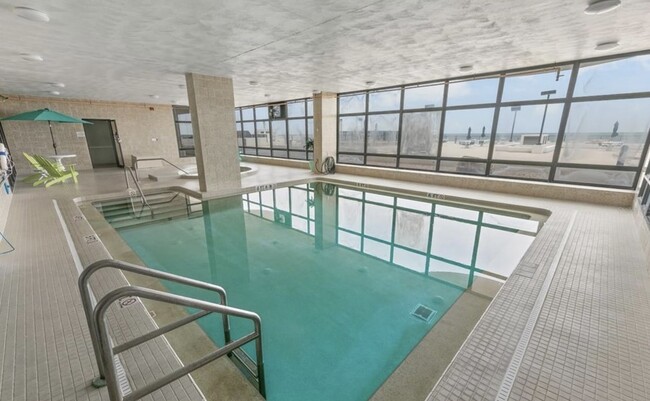 Inside Heated Pool and Jacuzzi - 3003 S Atlantic Ave