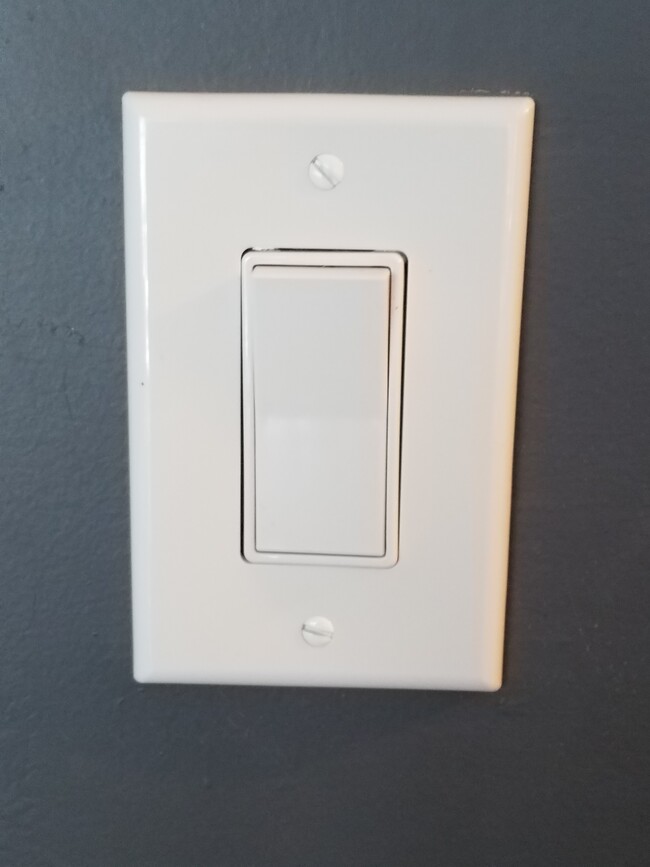 new switches and receptacles installed throughout the condo - 301 N Beauregard St