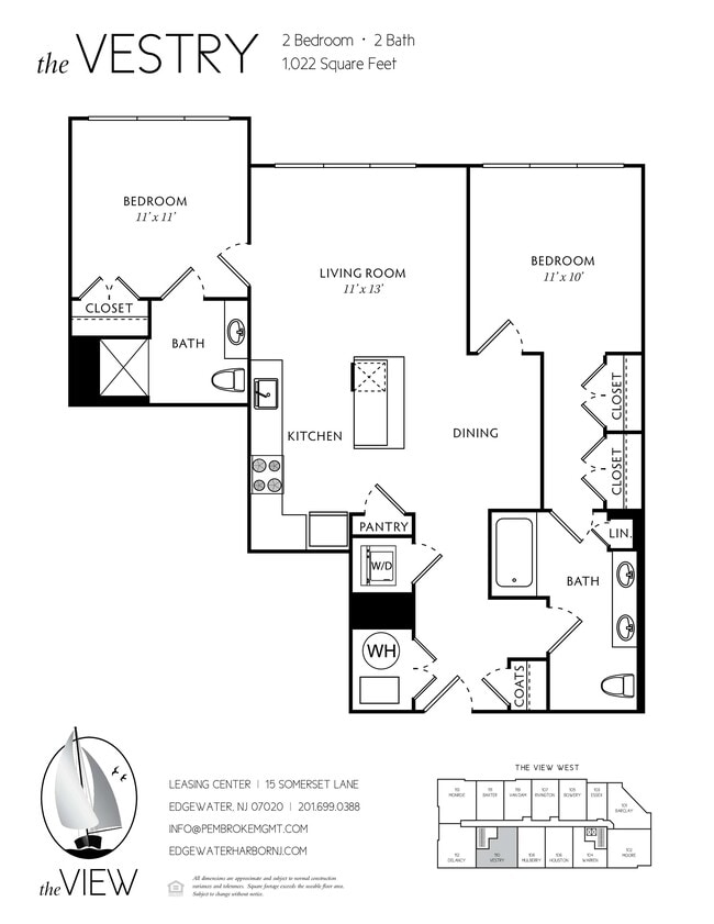 Floorplan - The View at Edgewater