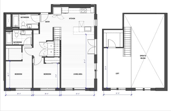 Floorplan - Hyas Point Apartments