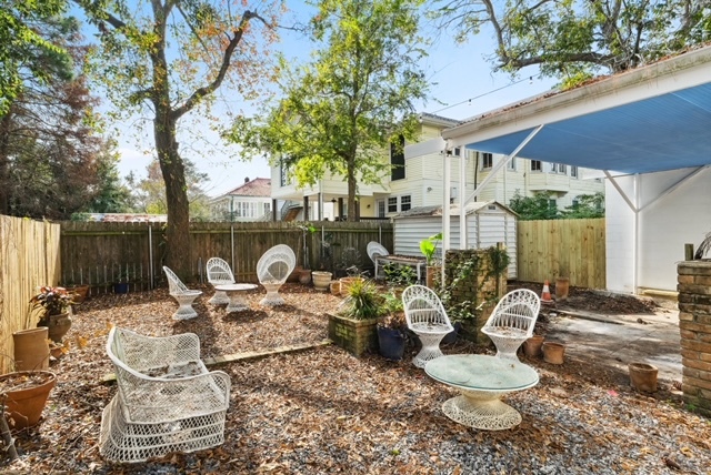 Private Backyard with Car Port - 5524 Willow St