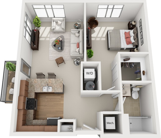 Floorplan - The Enclave Luxury Apartments