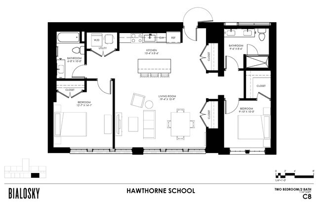 Floorplan - The Hawthorne