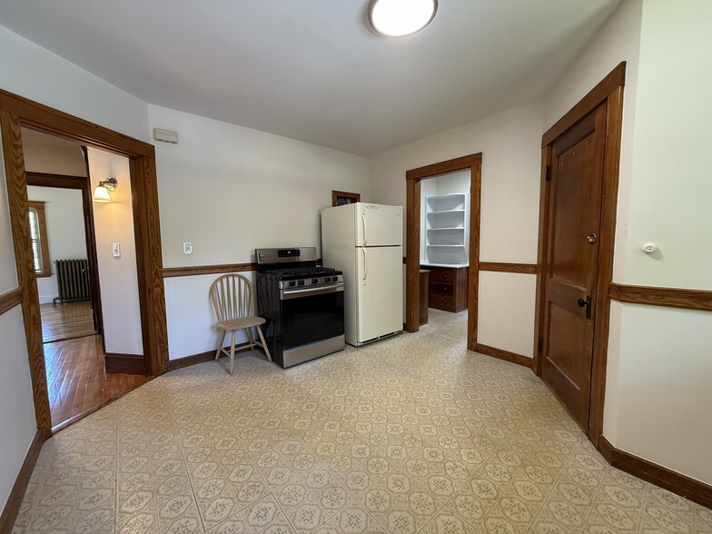 Kitchen (new range & fridge before move-in) - 585 High St