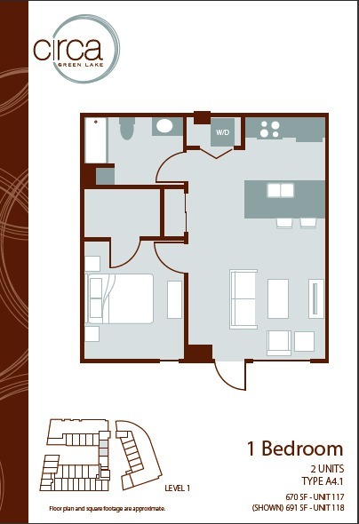 Floorplan - Circa Green Lake Apartments