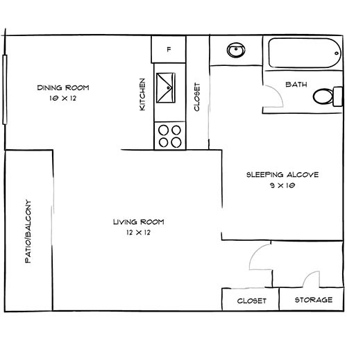 Floorplan - Laurel Crossing Apartment Homes