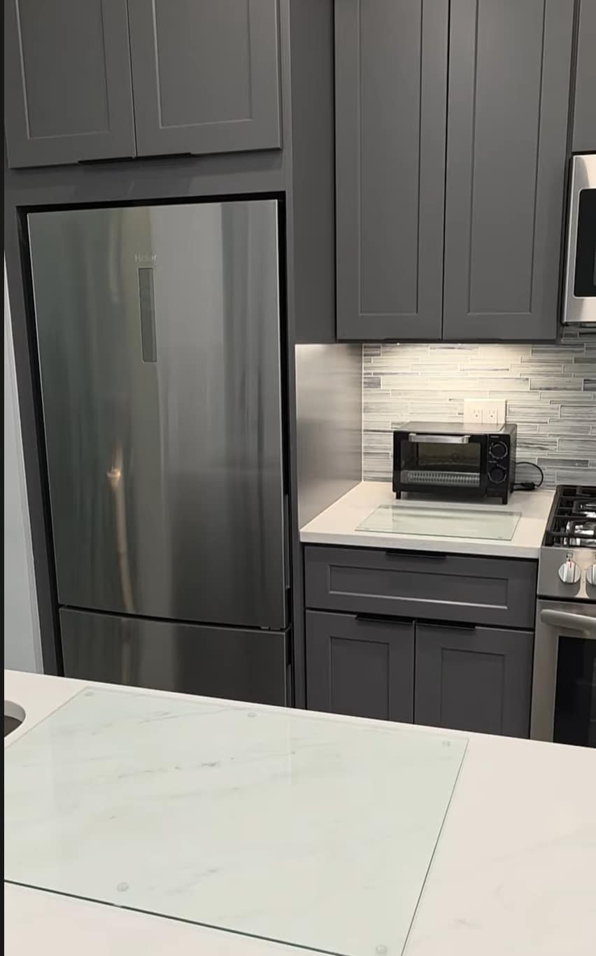 refrigerator and air fryer - 27 Booth St