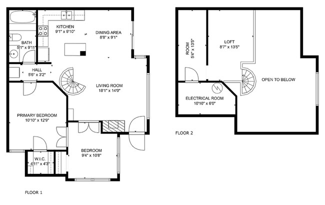 Estimated layout/floorplan - 129 Cherry Hill Dr