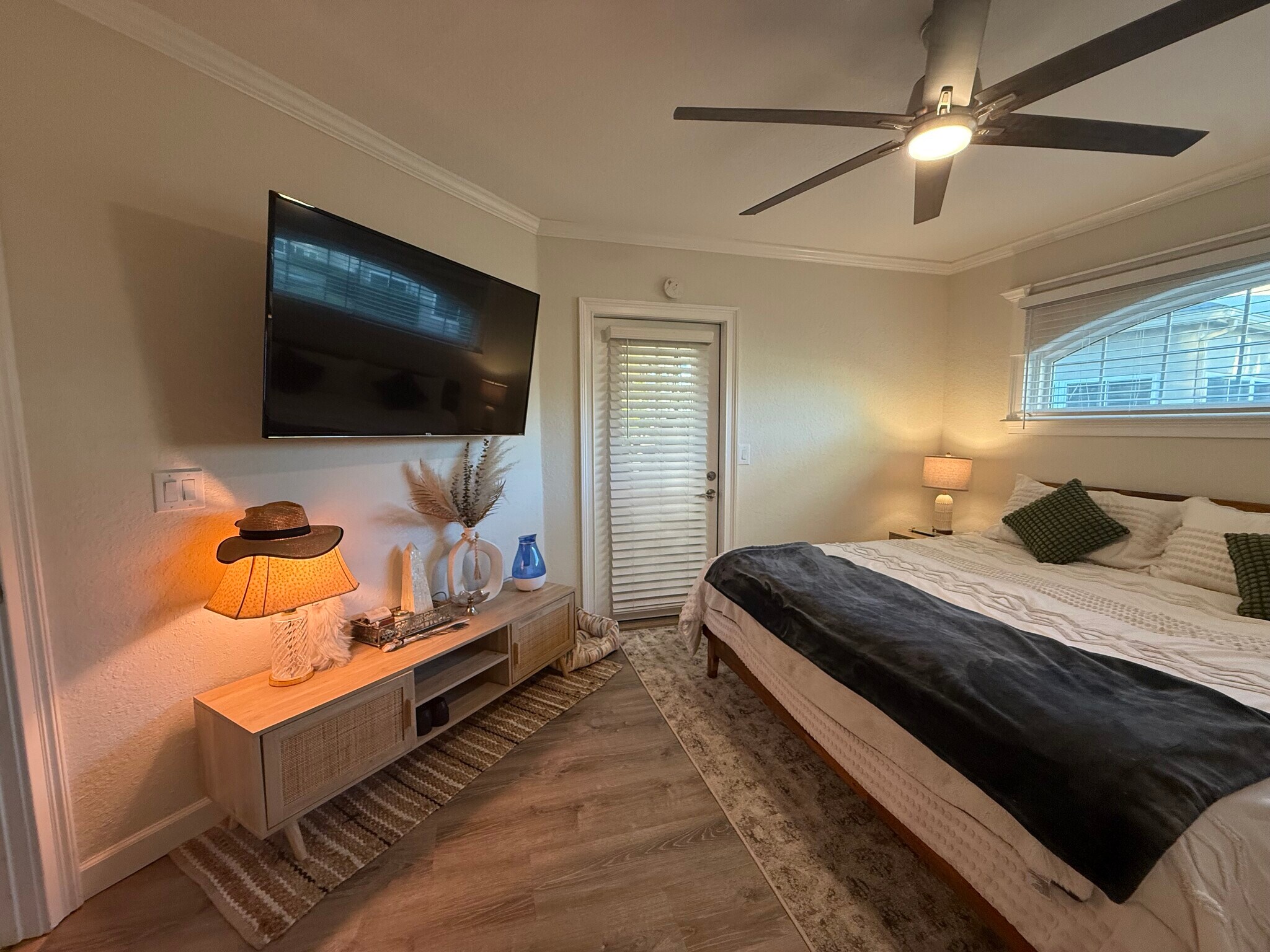 Master Bedroom with door to green - 1701 The Greens Way