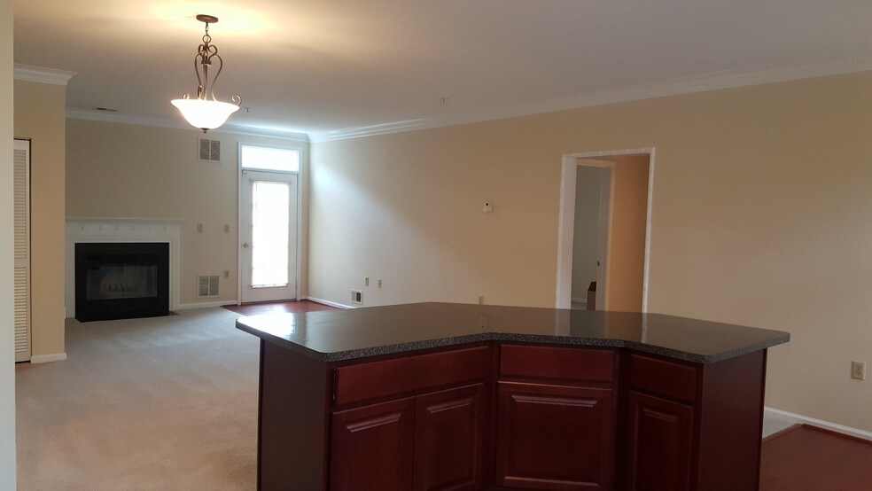 kitchen island/living area - 1009 Simsbury Ct
