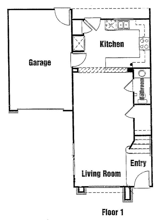 Main Floor Plan - 1362 S 1190 W
