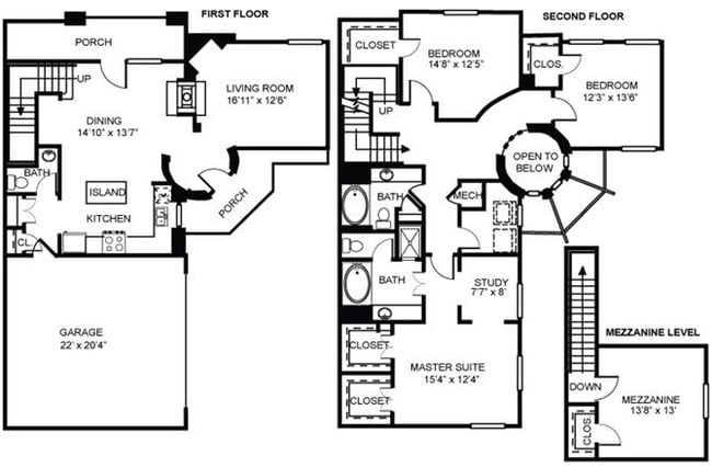 Floorplan - Estancia Townhomes
