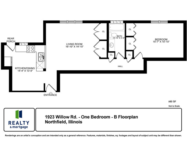 Floorplan - 1923 W Willow RD