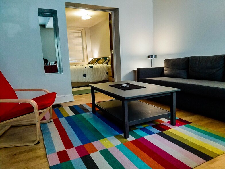 Living room and bedroom - 21 E Centre St