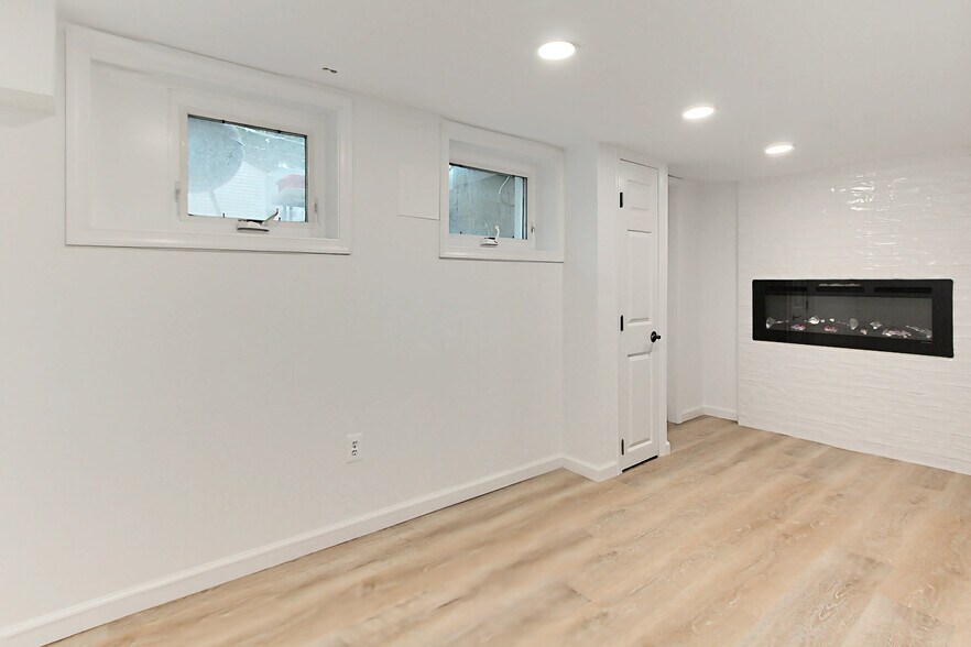 Basementroom1 with fireplace - 3711 S St NW