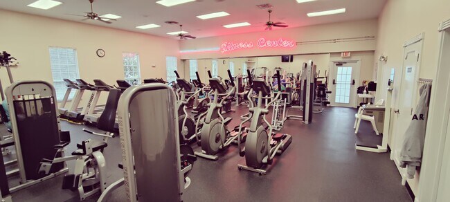Exercise room at activities center - 3602 Westover Cir