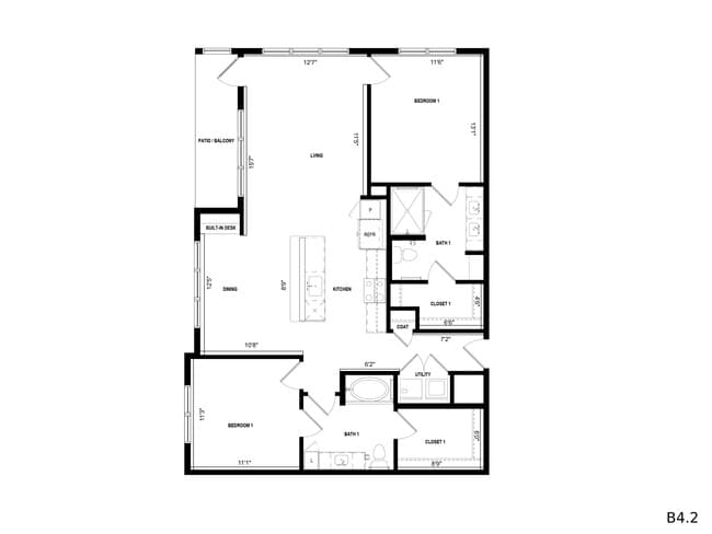 Floorplan - Standard on the River