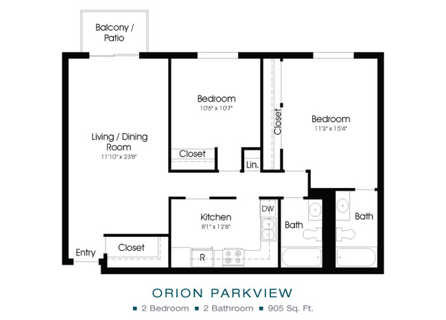 Floorplan - Orion ParkView