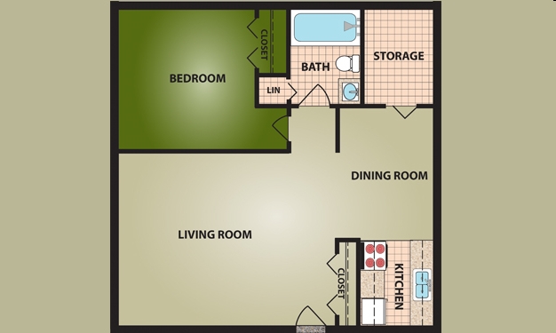 1BR/1BA - Hebron Heights