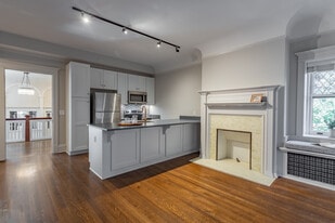 Unit D - Living Area - College Club Apartments