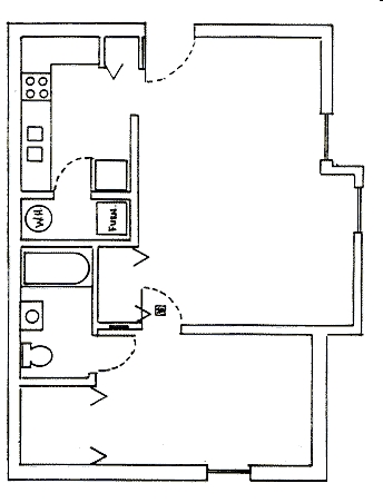 1BR/1BA - Gate Manor Apartments