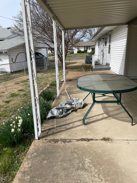 Back porch - 405 Saint Christina Ln