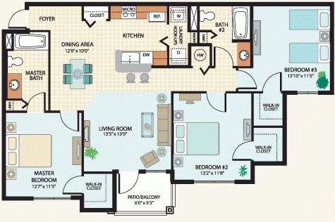 Floorplan - Parkway Place