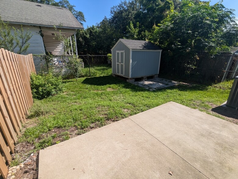 Shed in Backyard - 205 Meares St