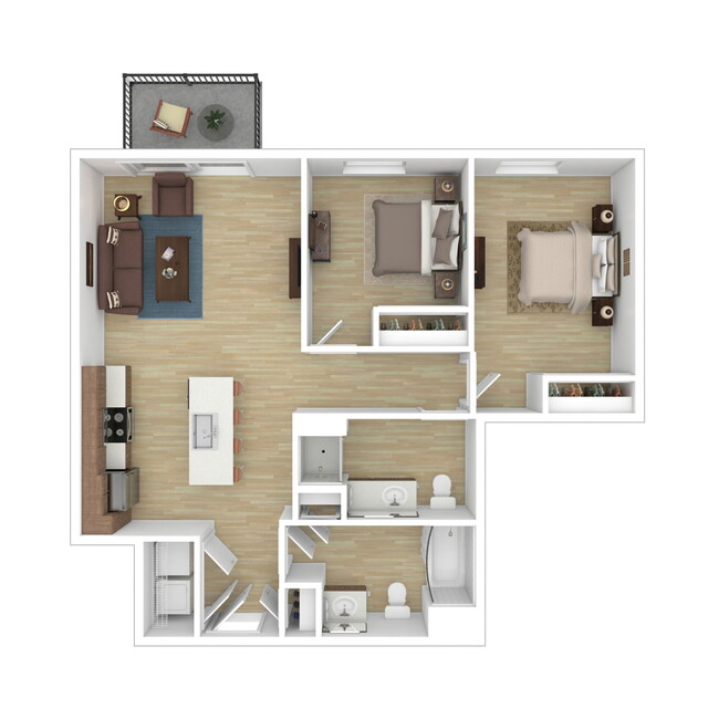 Floorplan - Harwood Flats