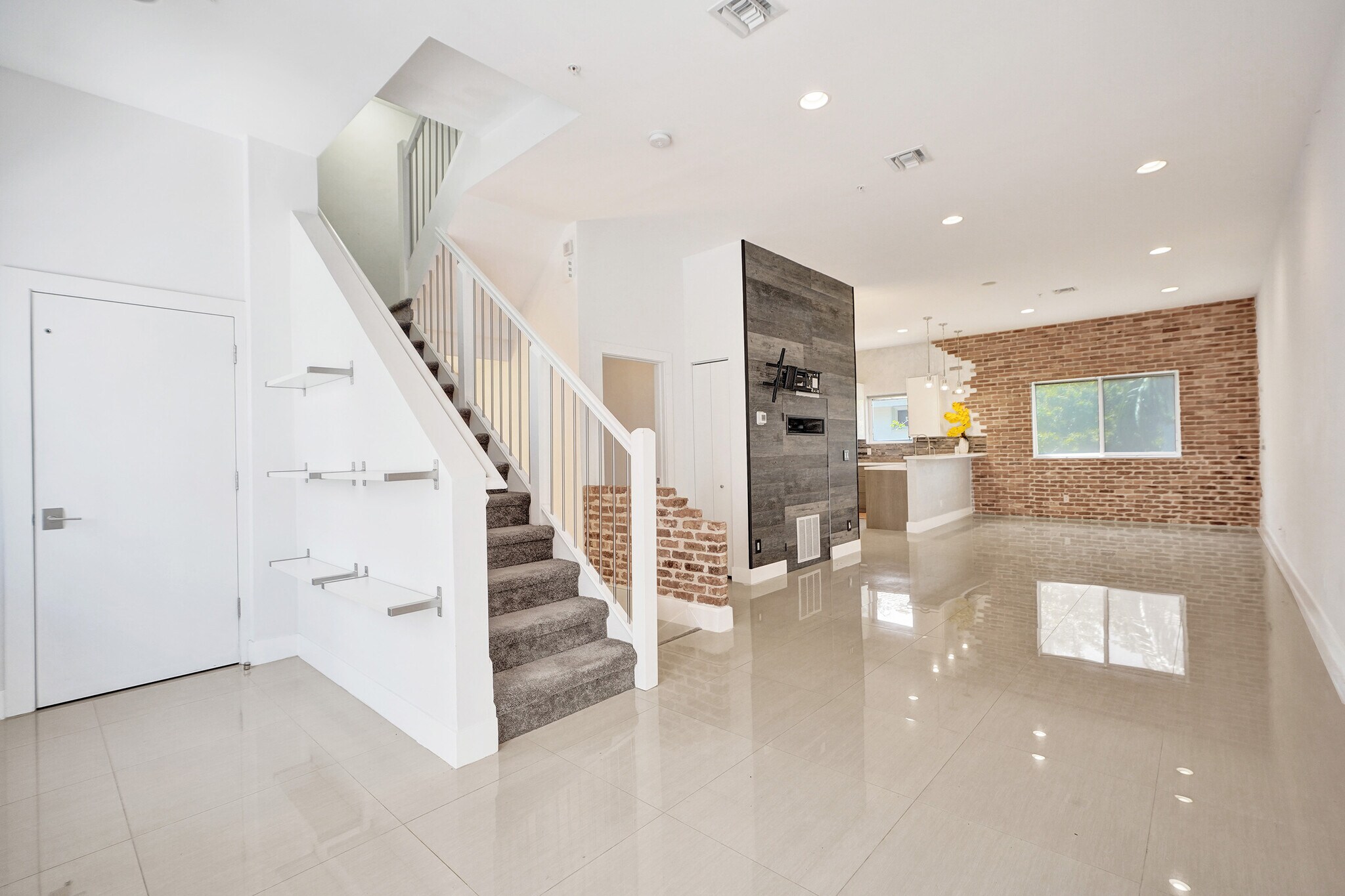 2nd floor living, dining and kitchen - 820 NE 7th St