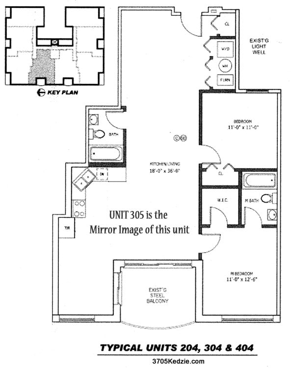 Floorplan - 3705 N Kedzie Ave.