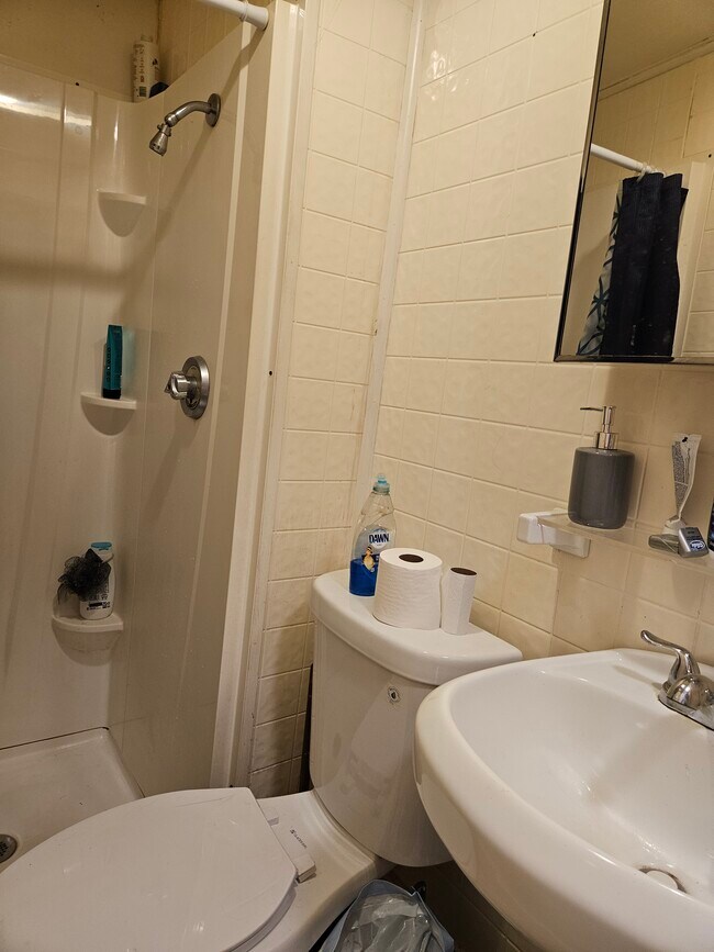 First Floor Bathroom with Shower and new Floors - 11 Nichols Ave
