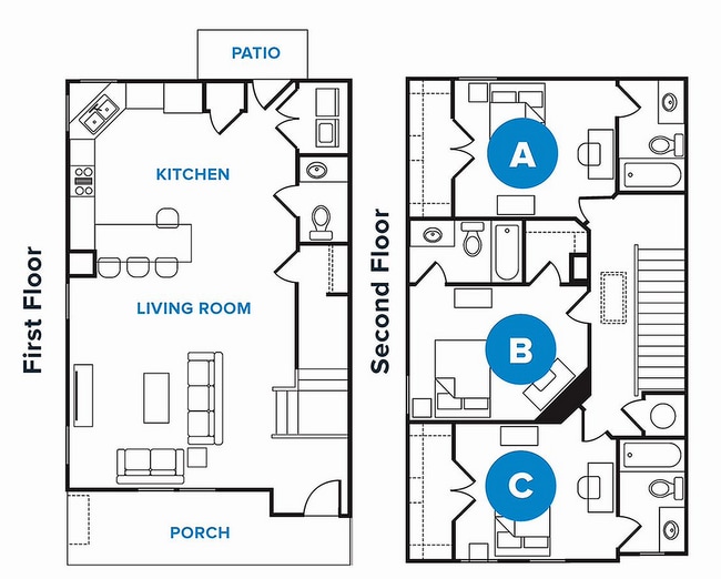 The Cedar - 3 Bedroom - 3.5 Bath - The Heights at College Station - Historical Access