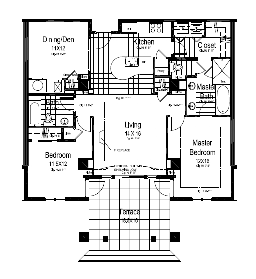 2BR/2BA - Bella Sera