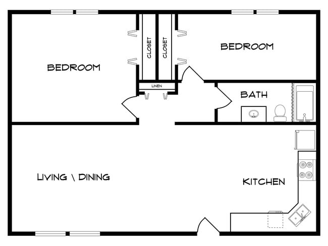 Floorplan - Tribeca Apartments