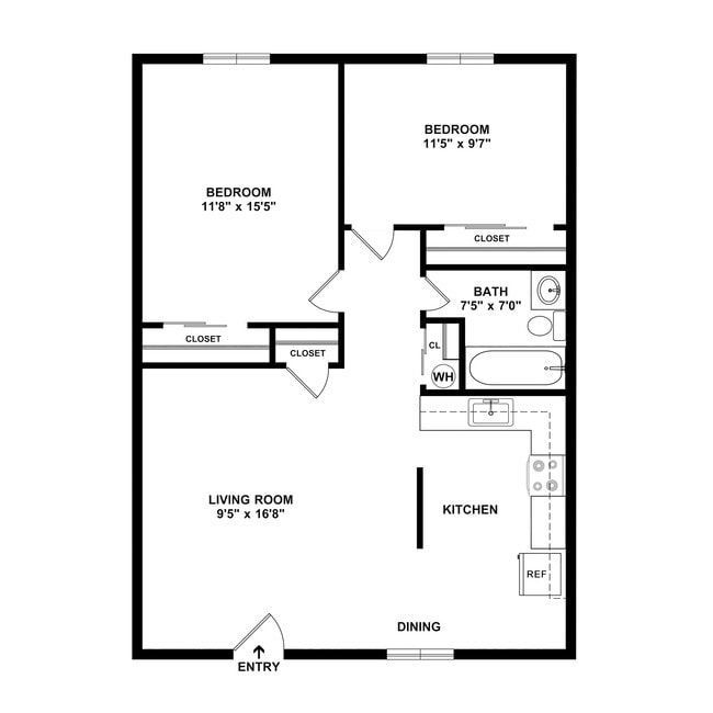 2bedroom - 1 bath - 81 Powell