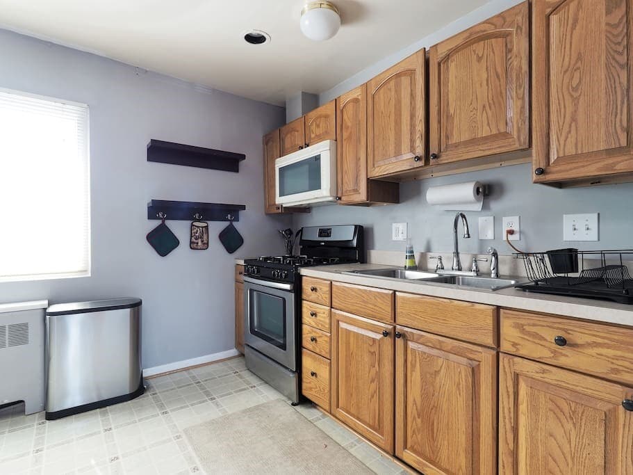Kitchen with updated appliances - 1301 Chillum Rd