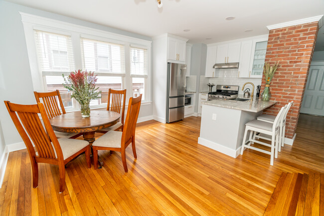 Spacious dining and kitchen area. - 60 Starr St