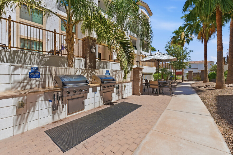 Shaded grilling stations & lounge areas. - 2511 W Queen Creek Rd