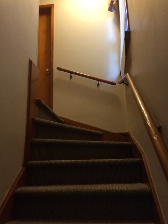 Stairs leading to your Upper Level Unit - 1700 E Menlo Blvd