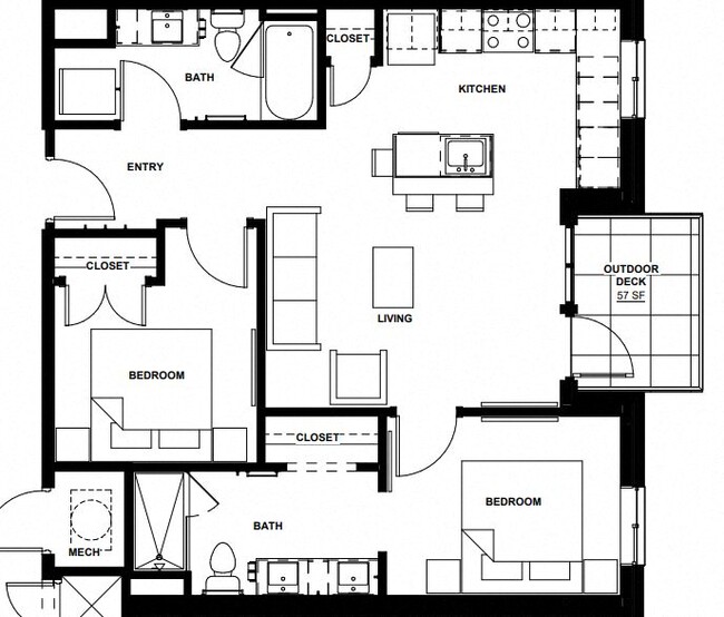 Floorplan - Telegraph Lofts West