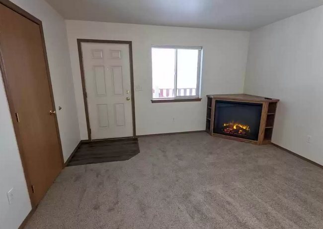 Electric Fireplace in Living Room - 6803 Tamarack Dr