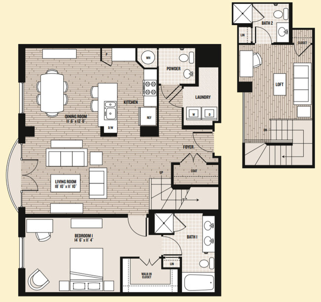 Floorplan - Palladian at Rockville Town Square