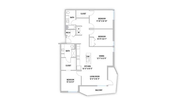 Floorplan - Icon at Gallerie