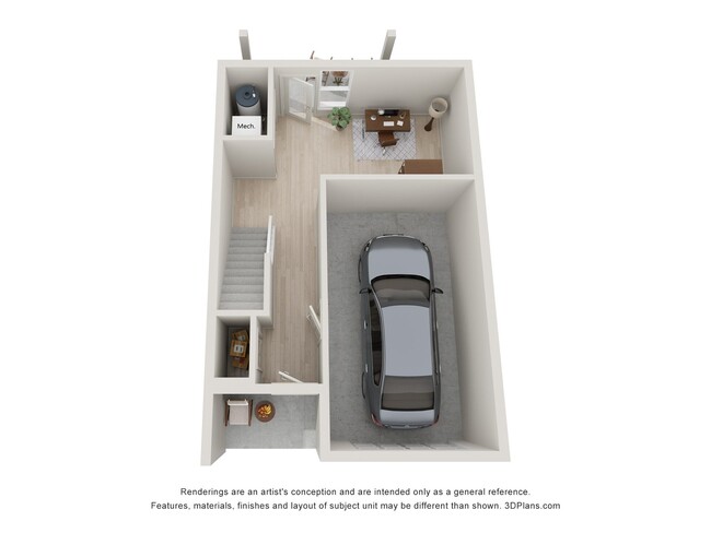 Floorplan - The Strand at Beulah Townhomes