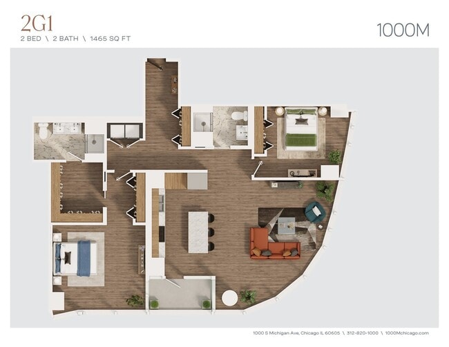 Floorplan - 1000M