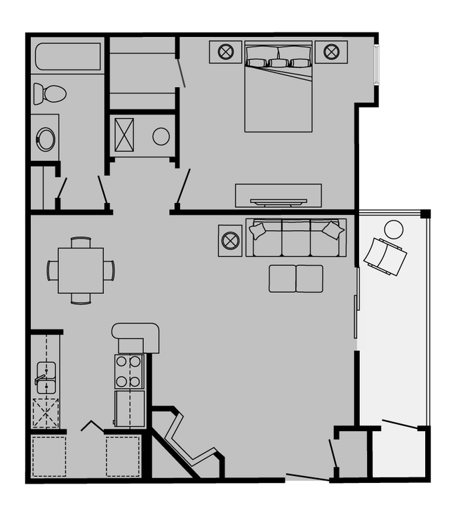 Floorplan - The Vanderbilt Apartments