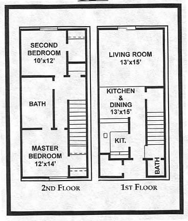 2BR/1.5BA - Plaza Terrace Apartments