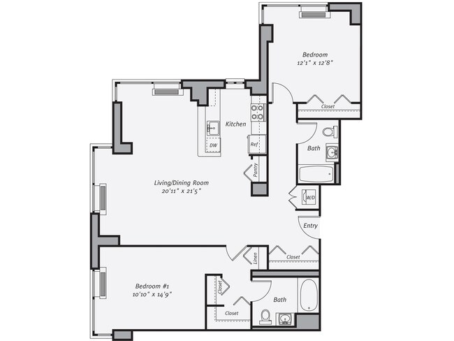 Floorplan - Avalon Riverview South Tower